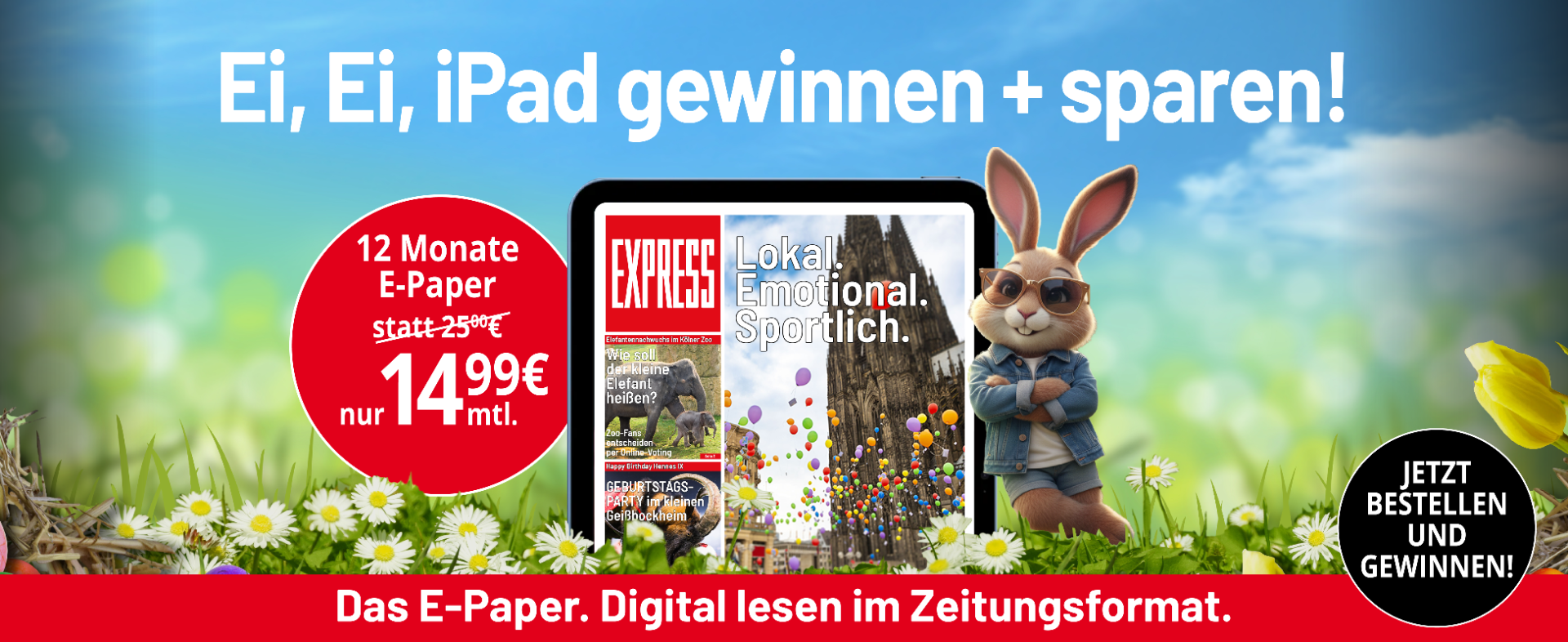 Jetzt mit dem E-Paper fröhlich ins Osterfest starten