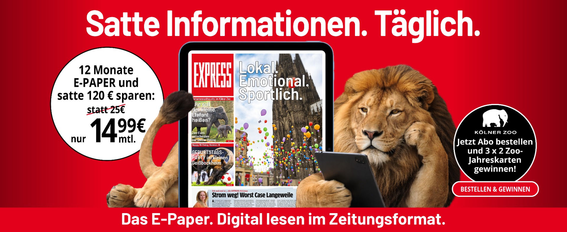 Das tierisch gute E-Paper