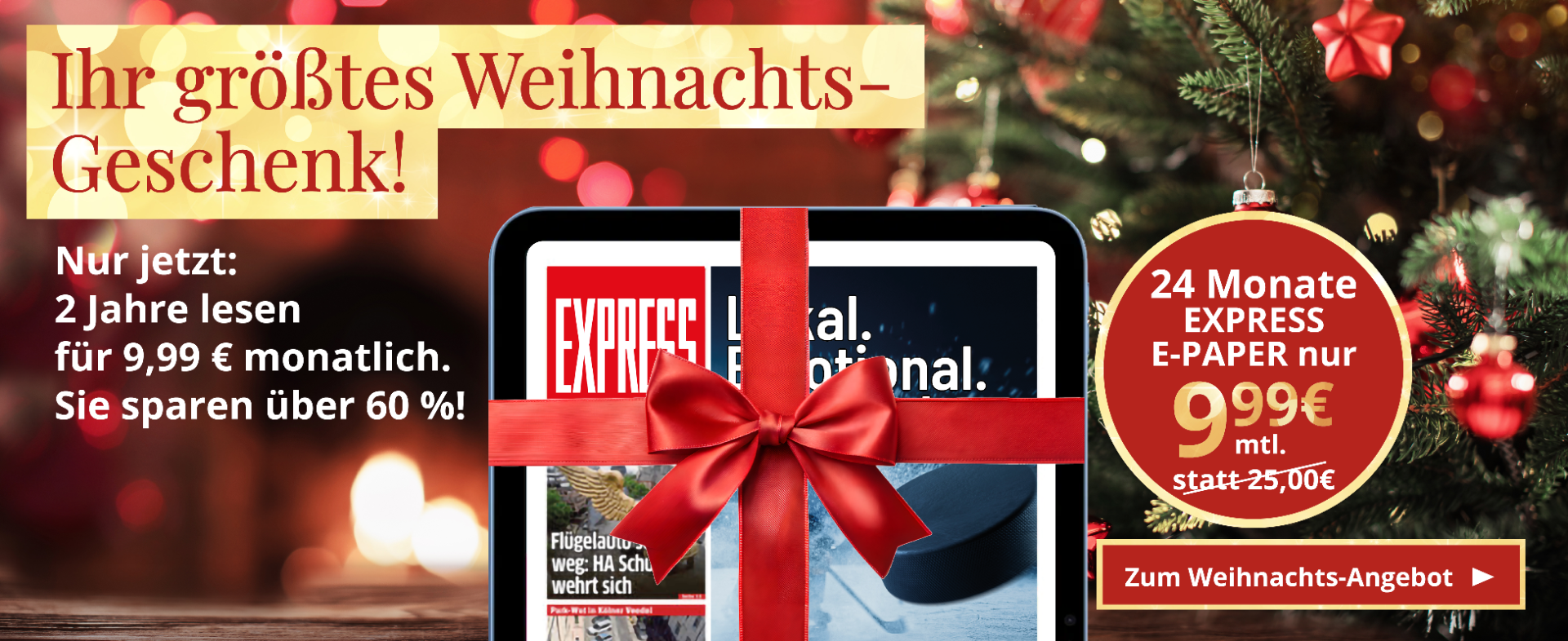 Besinnliche Weihnachtszeit mit dem E-Paper