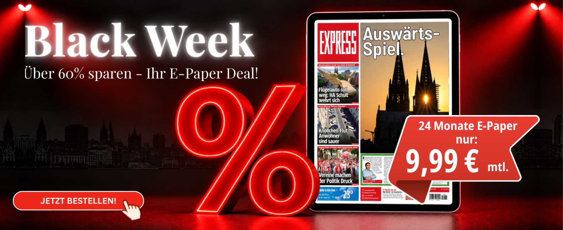 E-Paper Black Week Deal – 60% sparen